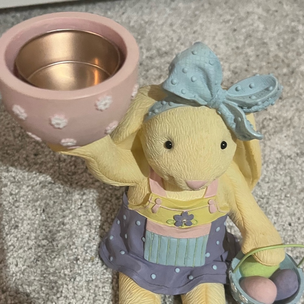Hallmark Easter Bunny Candle Holder - Picture 6 of 9
